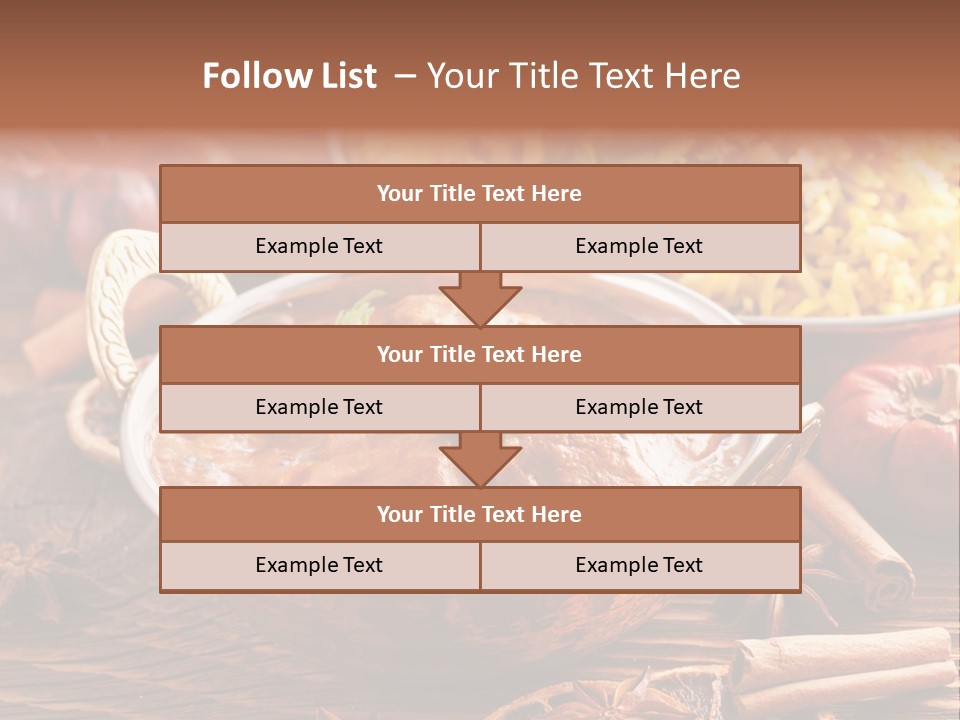 Asian Indian Curcuma PowerPoint Template