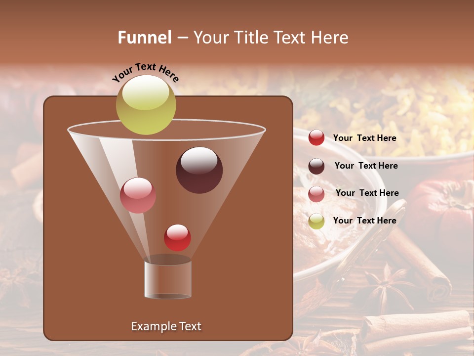 Asian Indian Curcuma PowerPoint Template