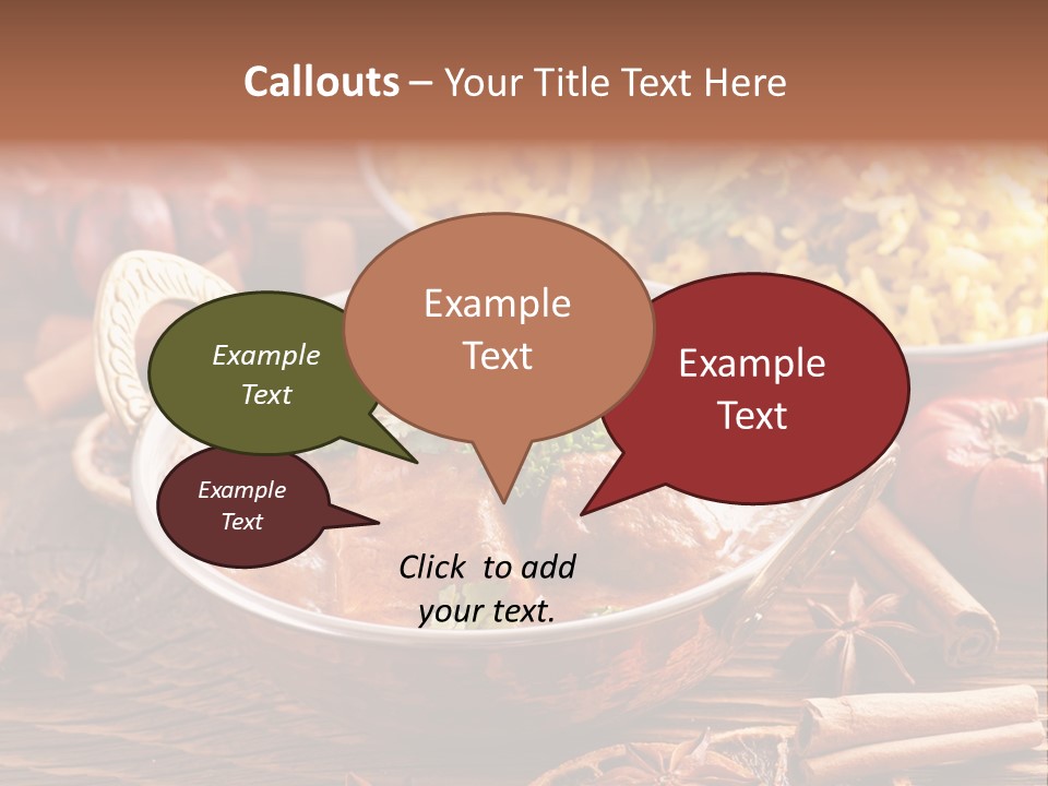 Asian Indian Curcuma PowerPoint Template