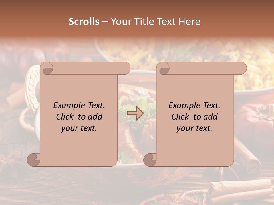 Asian Indian Curcuma PowerPoint Template