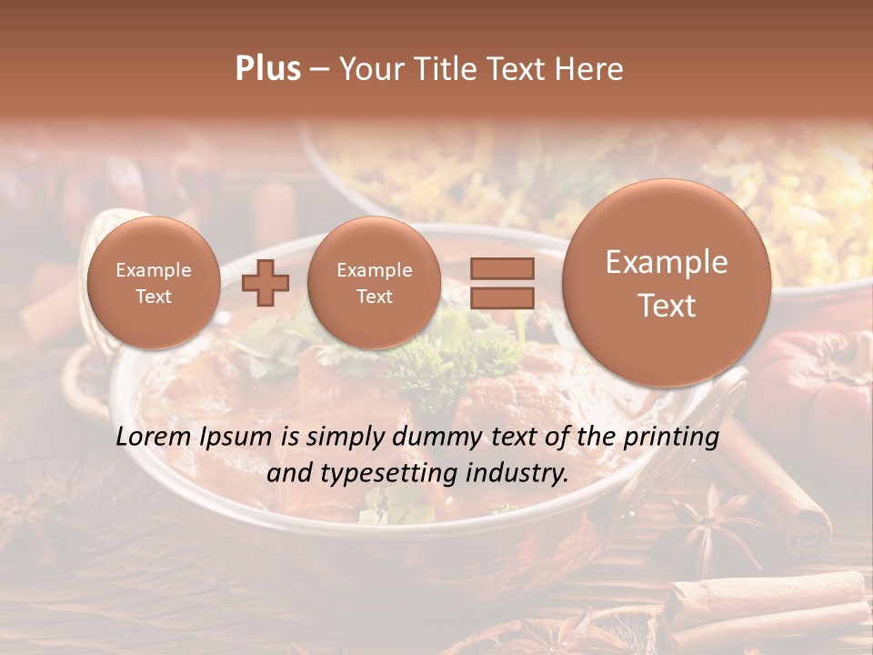Asian Indian Curcuma PowerPoint Template