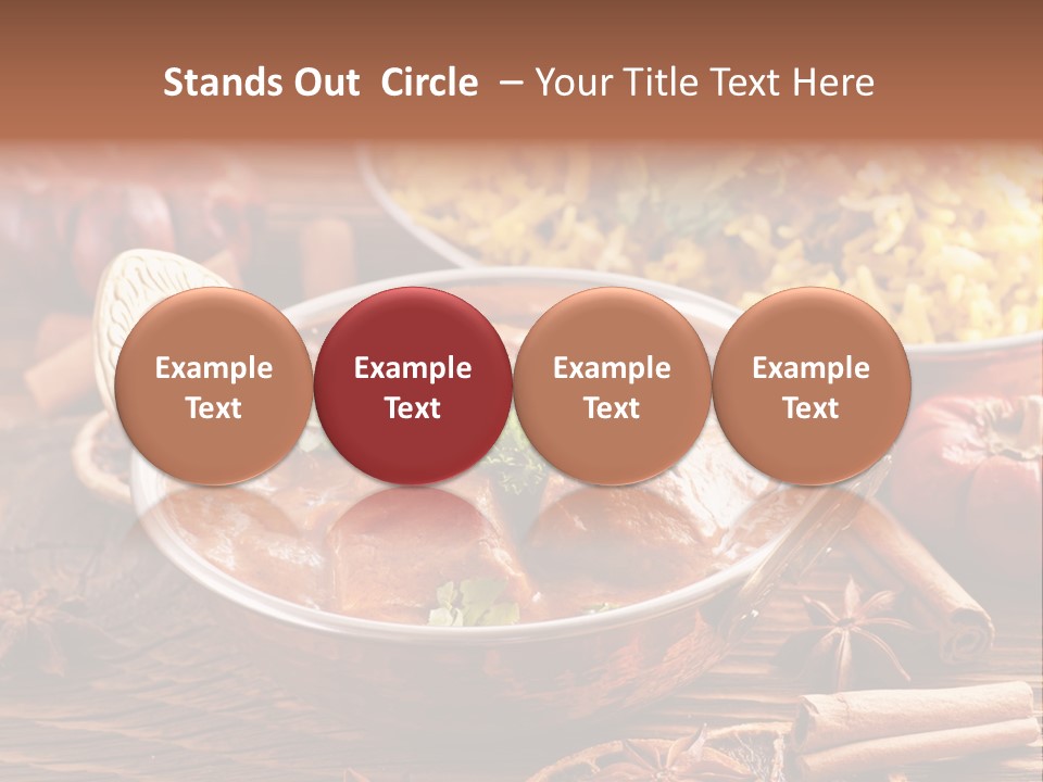 Asian Indian Curcuma PowerPoint Template