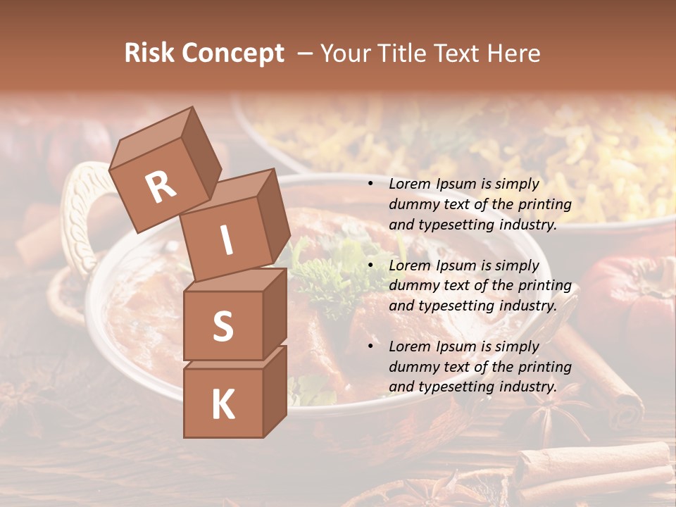 Asian Indian Curcuma PowerPoint Template