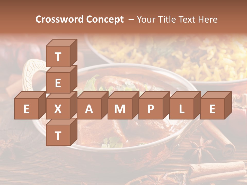 Asian Indian Curcuma PowerPoint Template