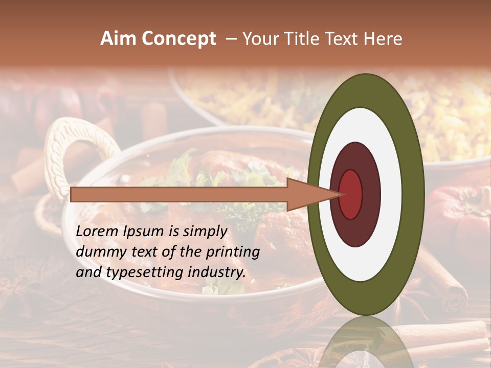 Asian Indian Curcuma PowerPoint Template