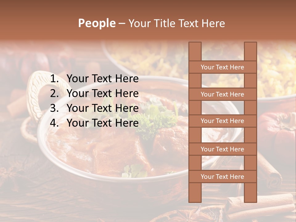 Asian Indian Curcuma PowerPoint Template