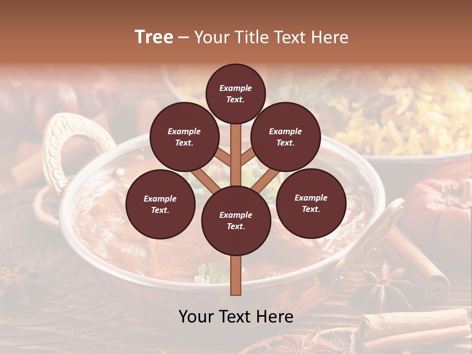 Asian Indian Curcuma PowerPoint Template