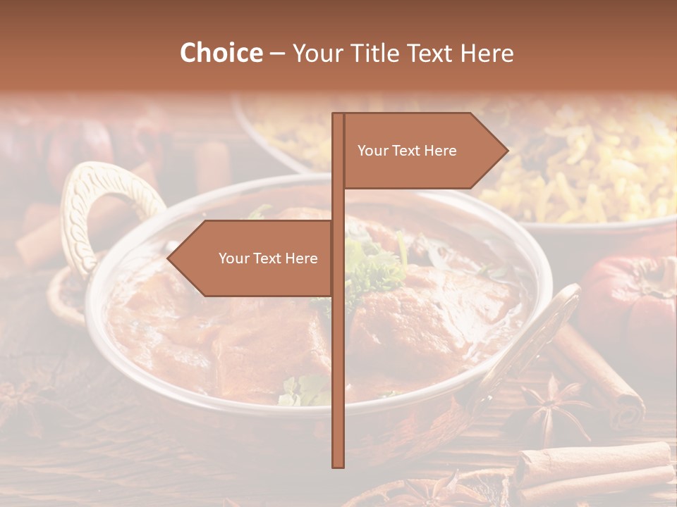Asian Indian Curcuma PowerPoint Template