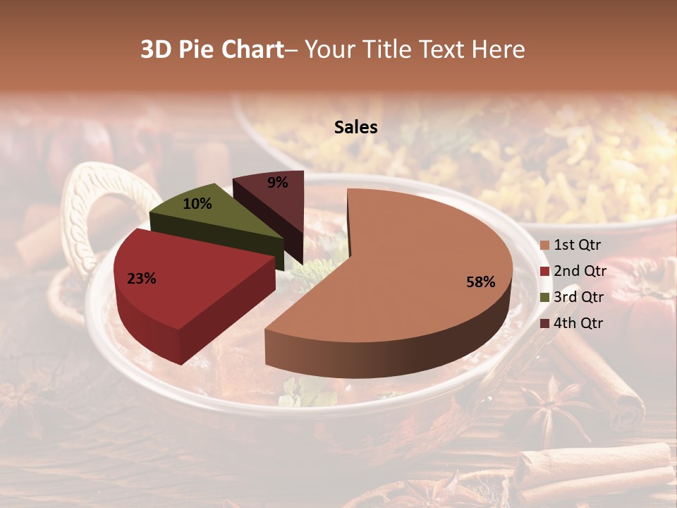 Asian Indian Curcuma PowerPoint Template