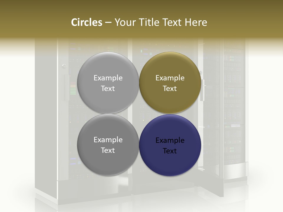 Connectivity Industry Workstation PowerPoint Template