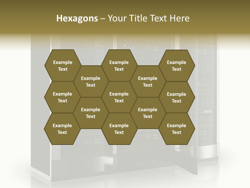 Connectivity Industry Workstation PowerPoint Template