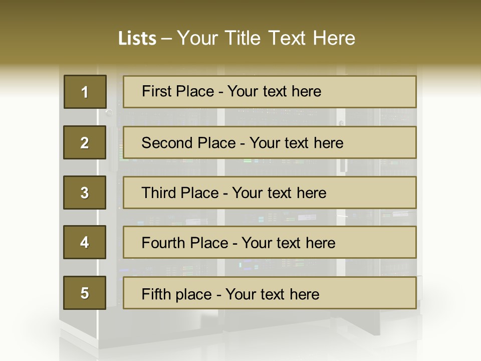 Connectivity Industry Workstation PowerPoint Template