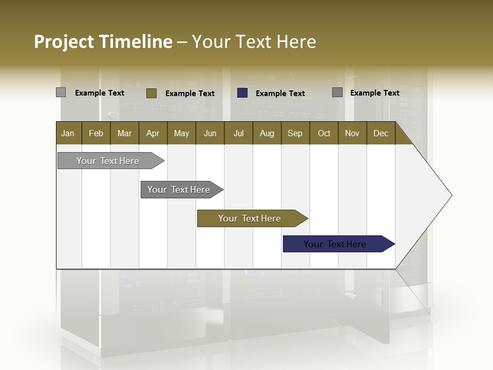 Connectivity Industry Workstation PowerPoint Template