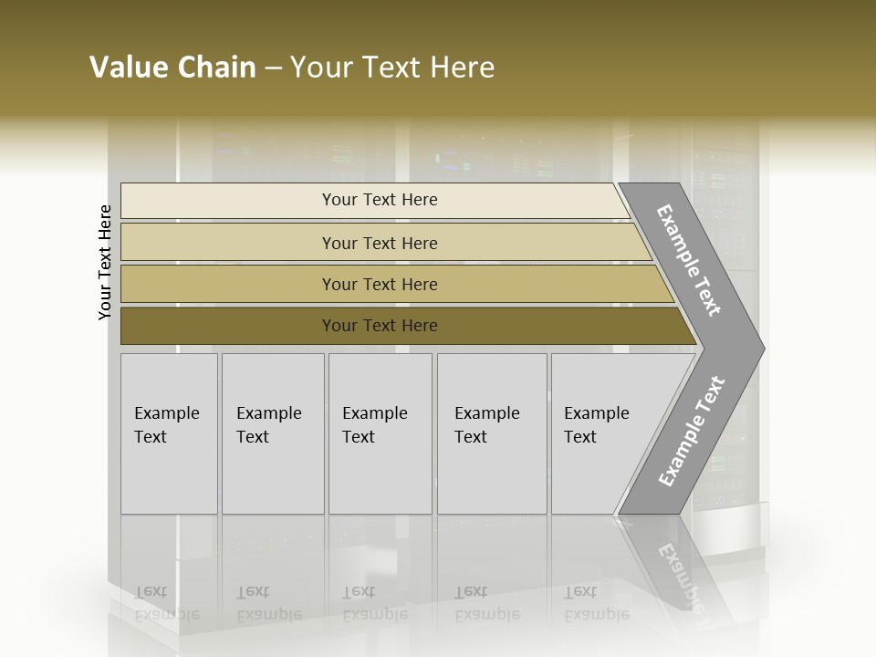 Connectivity Industry Workstation PowerPoint Template