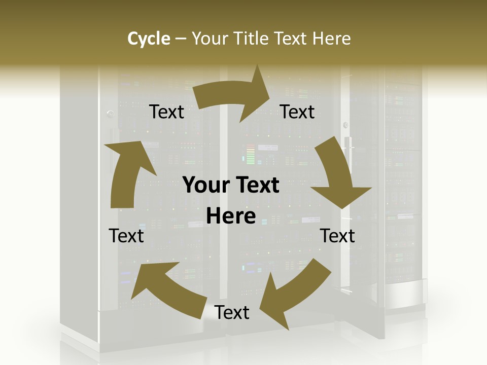 Connectivity Industry Workstation PowerPoint Template