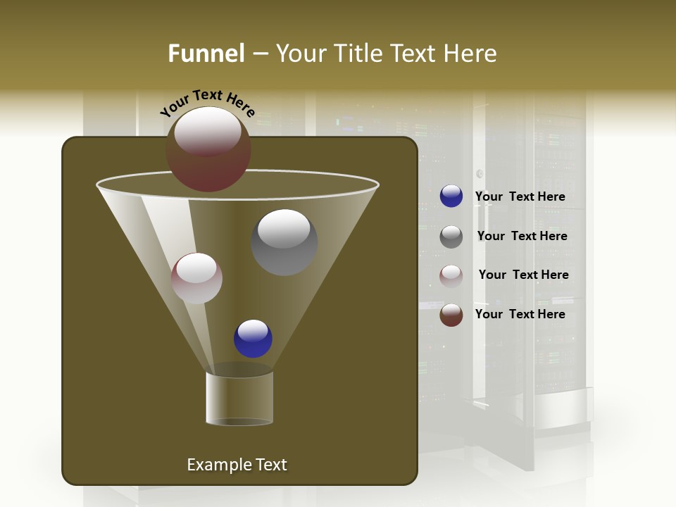 Connectivity Industry Workstation PowerPoint Template
