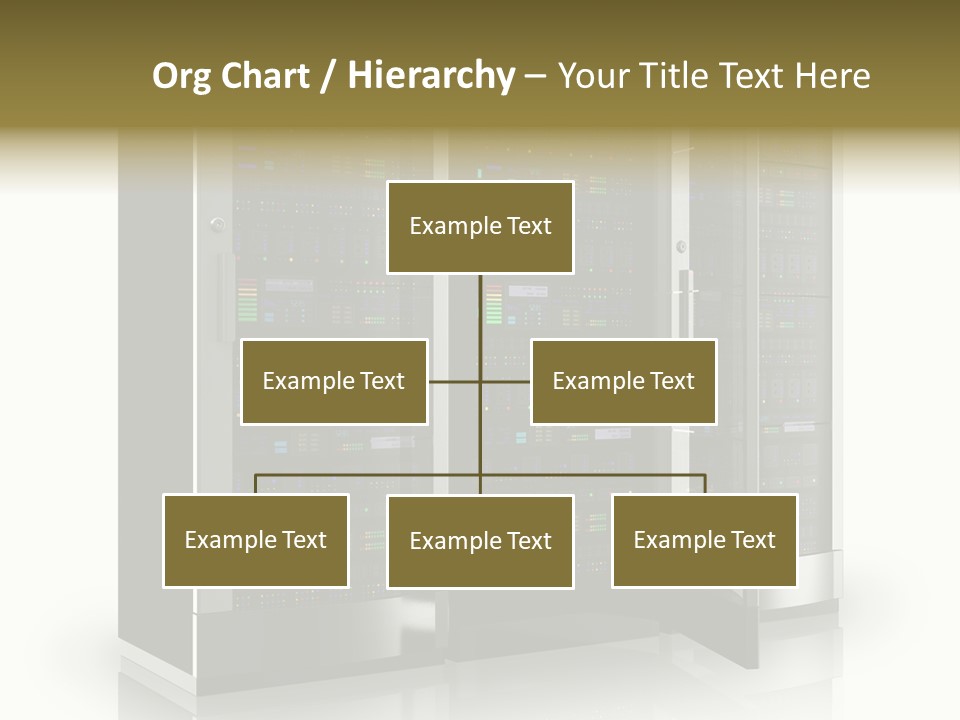 Connectivity Industry Workstation PowerPoint Template
