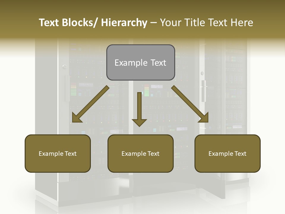 Connectivity Industry Workstation PowerPoint Template