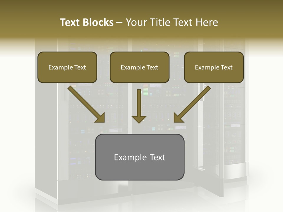 Connectivity Industry Workstation PowerPoint Template
