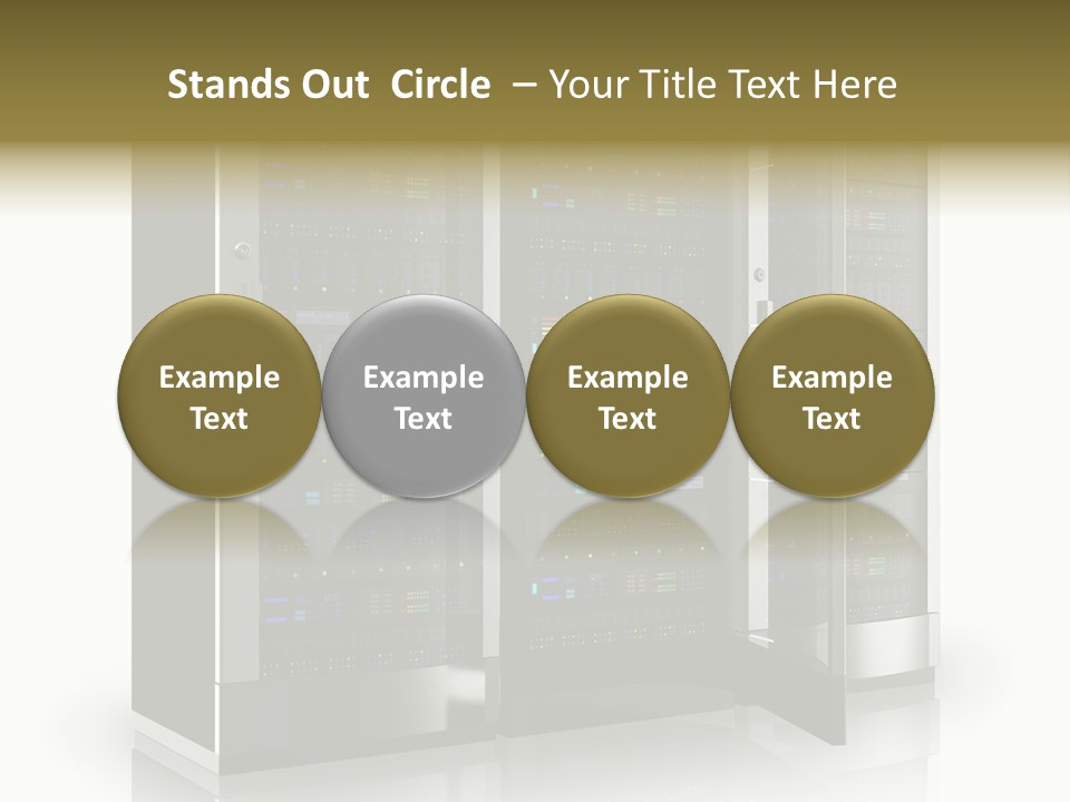 Connectivity Industry Workstation PowerPoint Template