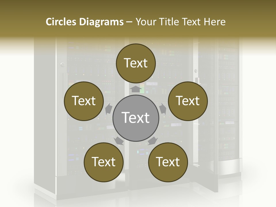 Connectivity Industry Workstation PowerPoint Template