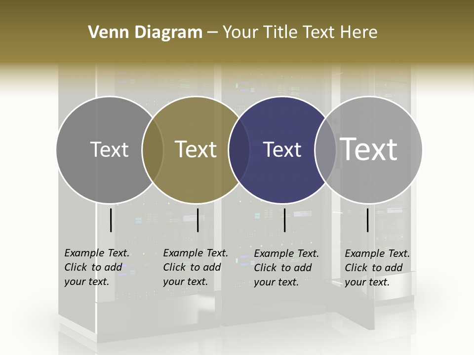 Connectivity Industry Workstation PowerPoint Template