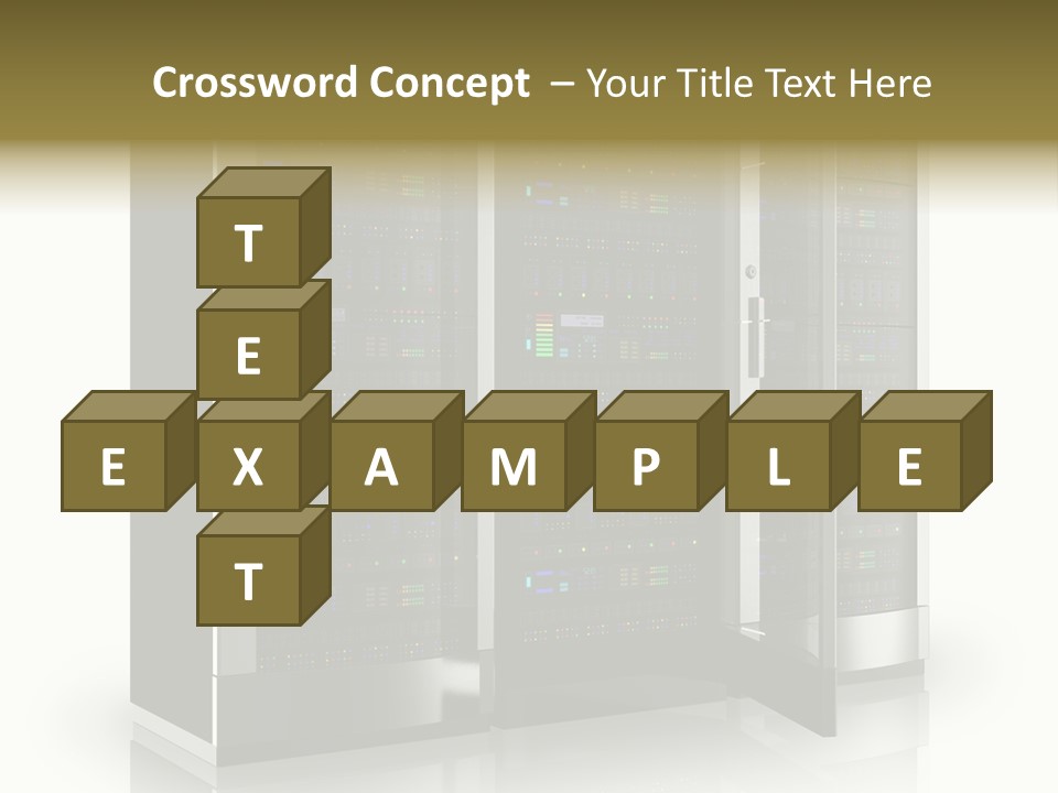 Connectivity Industry Workstation PowerPoint Template