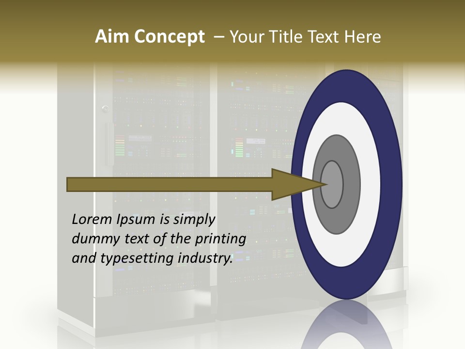 Connectivity Industry Workstation PowerPoint Template