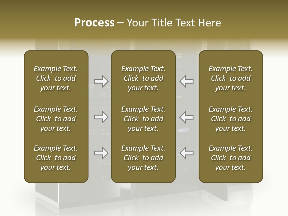 Connectivity Industry Workstation PowerPoint Template