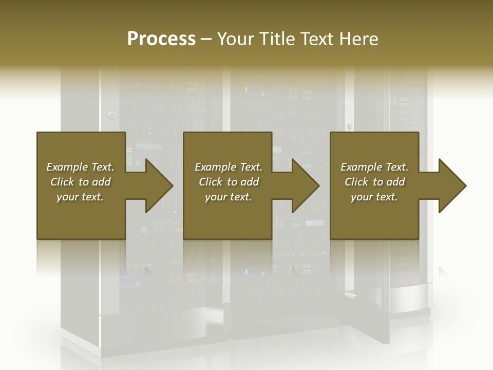 Connectivity Industry Workstation PowerPoint Template