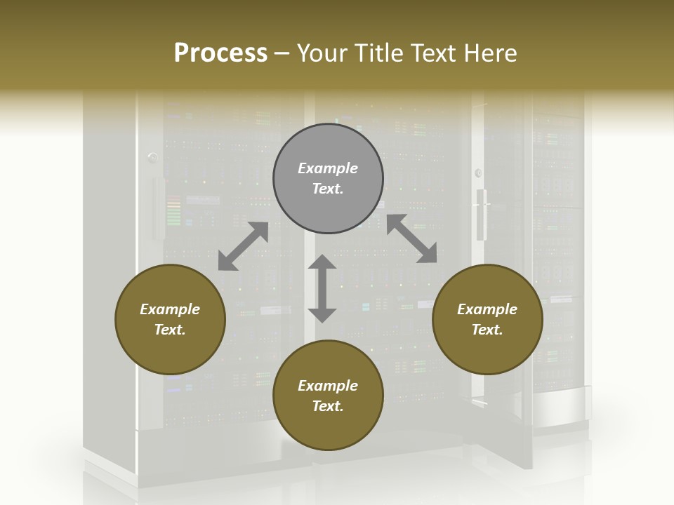 Connectivity Industry Workstation PowerPoint Template