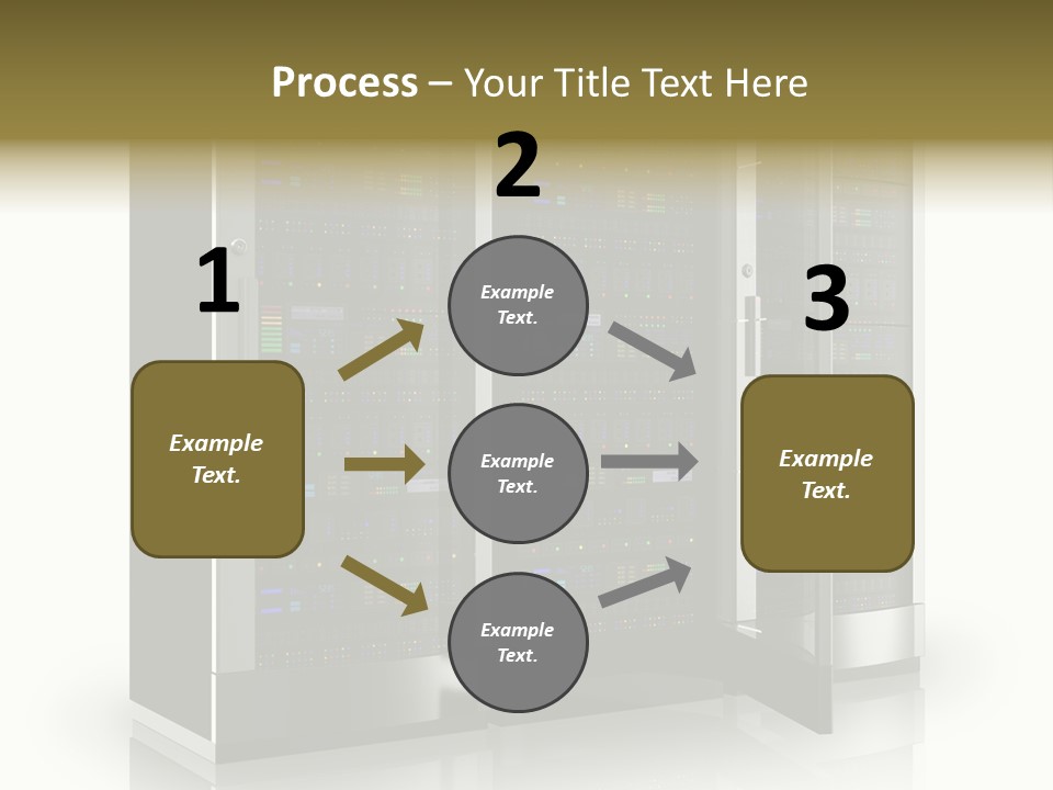 Connectivity Industry Workstation PowerPoint Template