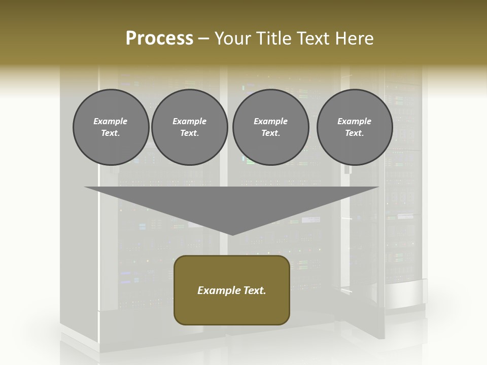 Connectivity Industry Workstation PowerPoint Template