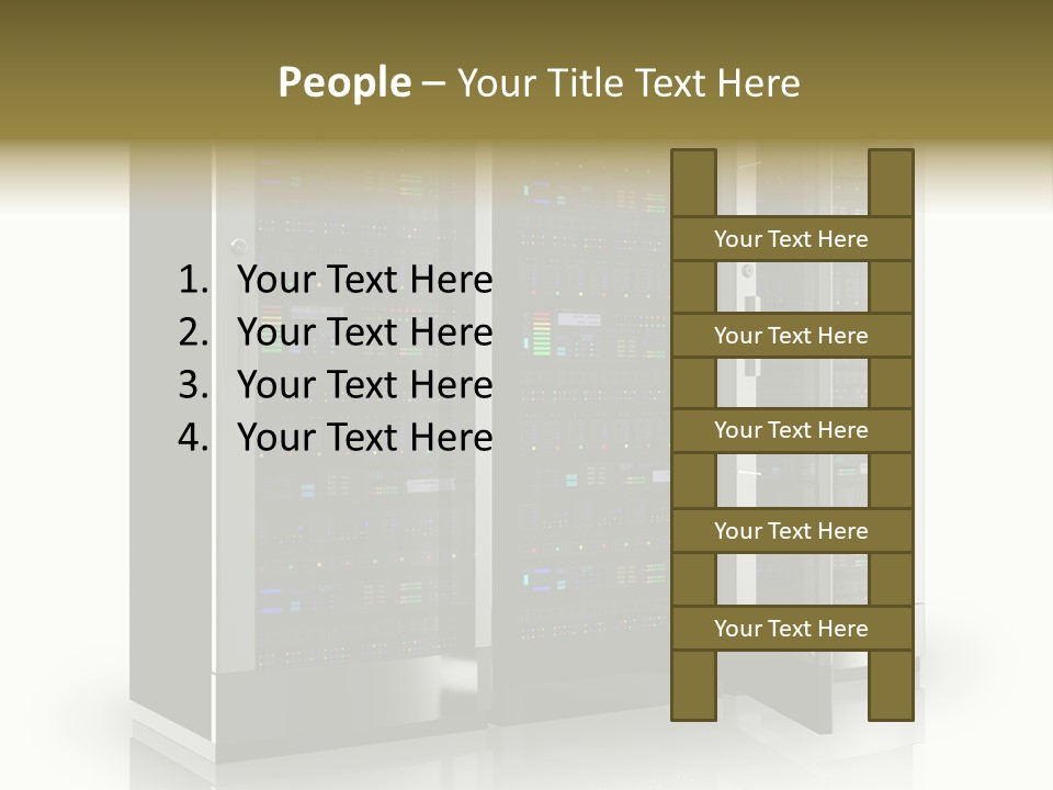 Connectivity Industry Workstation PowerPoint Template