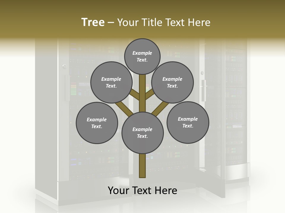 Connectivity Industry Workstation PowerPoint Template