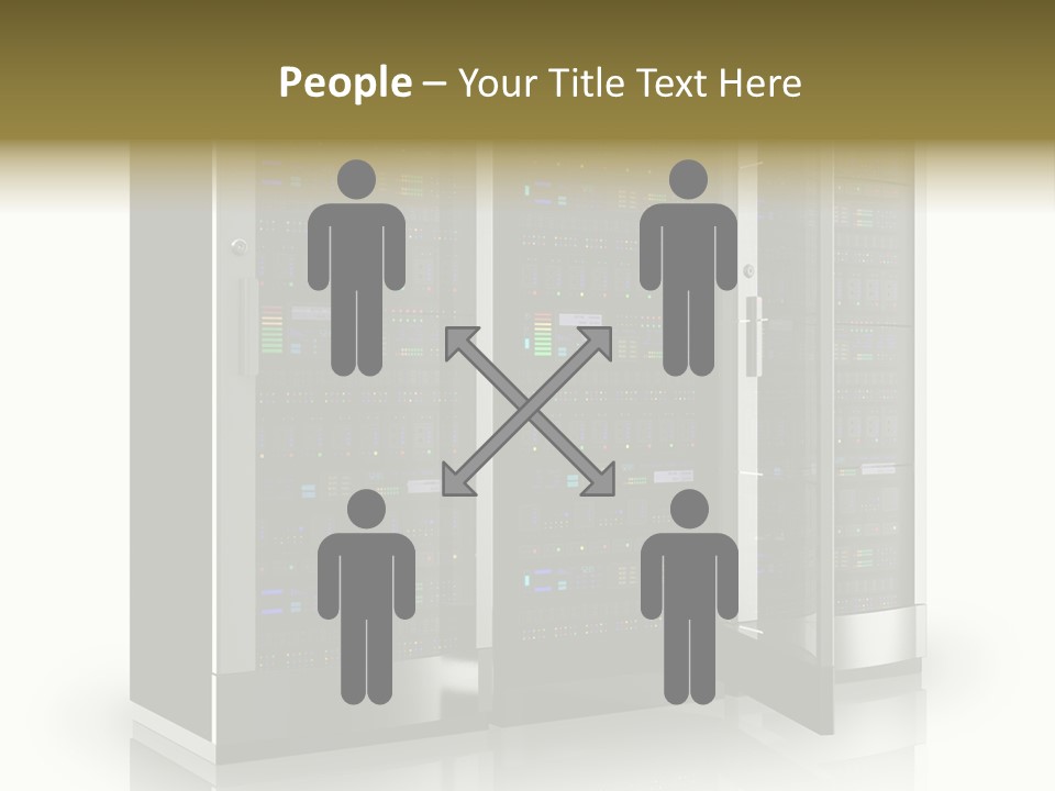 Connectivity Industry Workstation PowerPoint Template