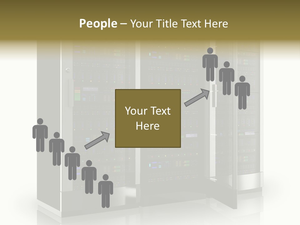 Connectivity Industry Workstation PowerPoint Template