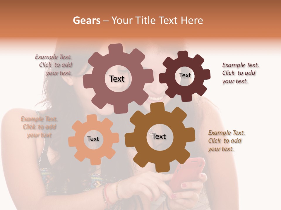 People Cellular Youth PowerPoint Template