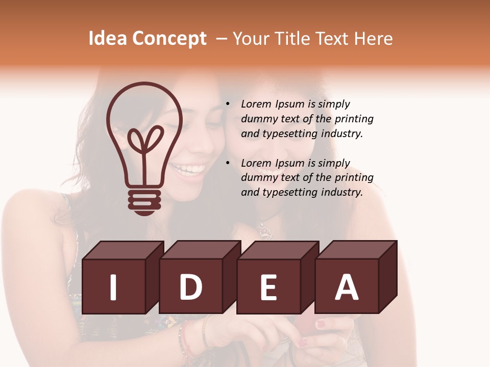 People Cellular Youth PowerPoint Template