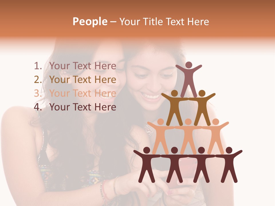 People Cellular Youth PowerPoint Template