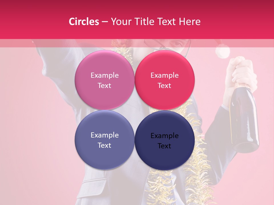 Caucasian People Work PowerPoint Template