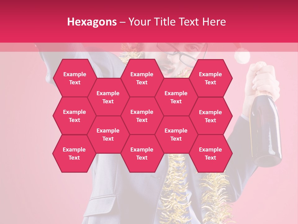 Caucasian People Work PowerPoint Template