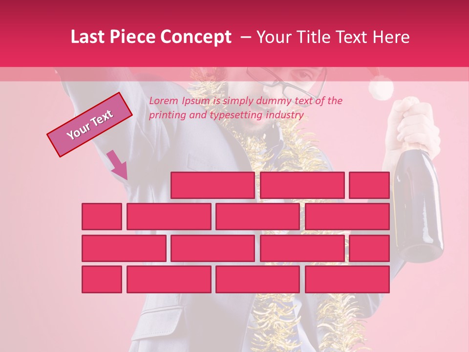 Caucasian People Work PowerPoint Template