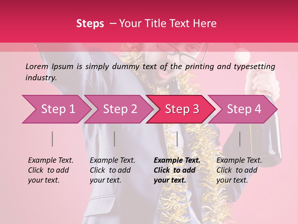 Caucasian People Work PowerPoint Template