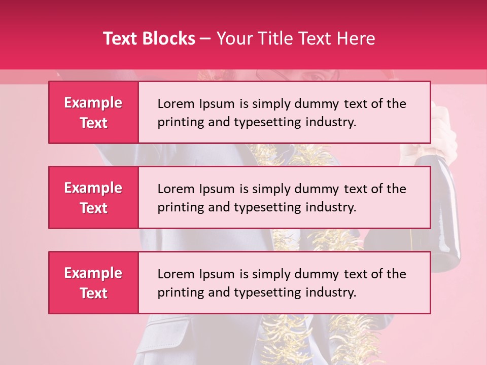 Caucasian People Work PowerPoint Template