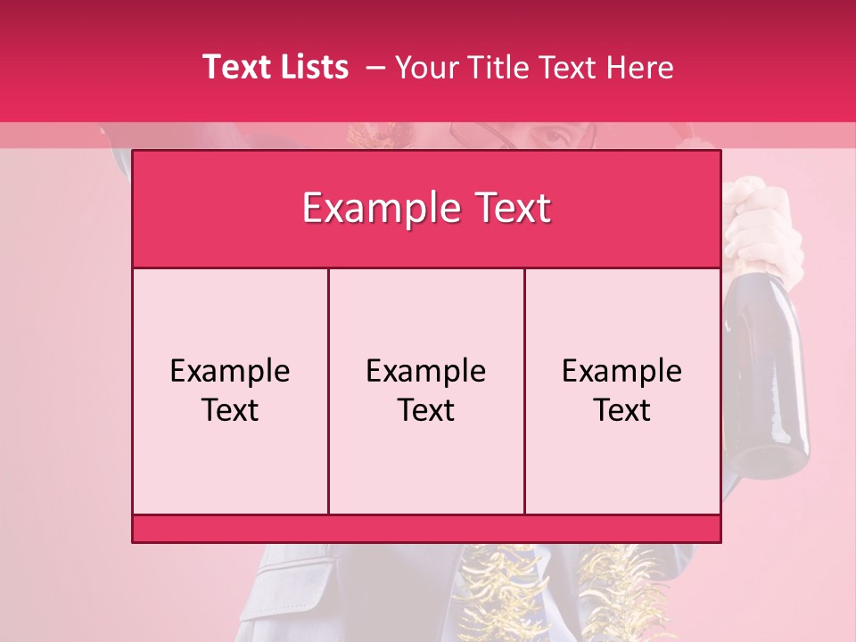 Caucasian People Work PowerPoint Template