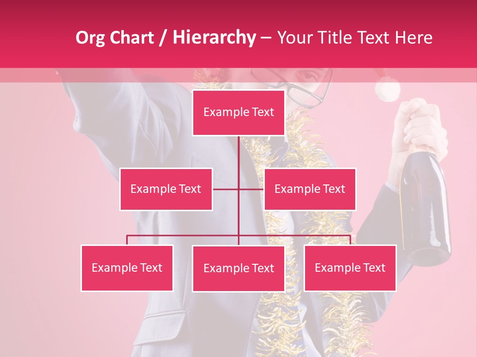 Caucasian People Work PowerPoint Template