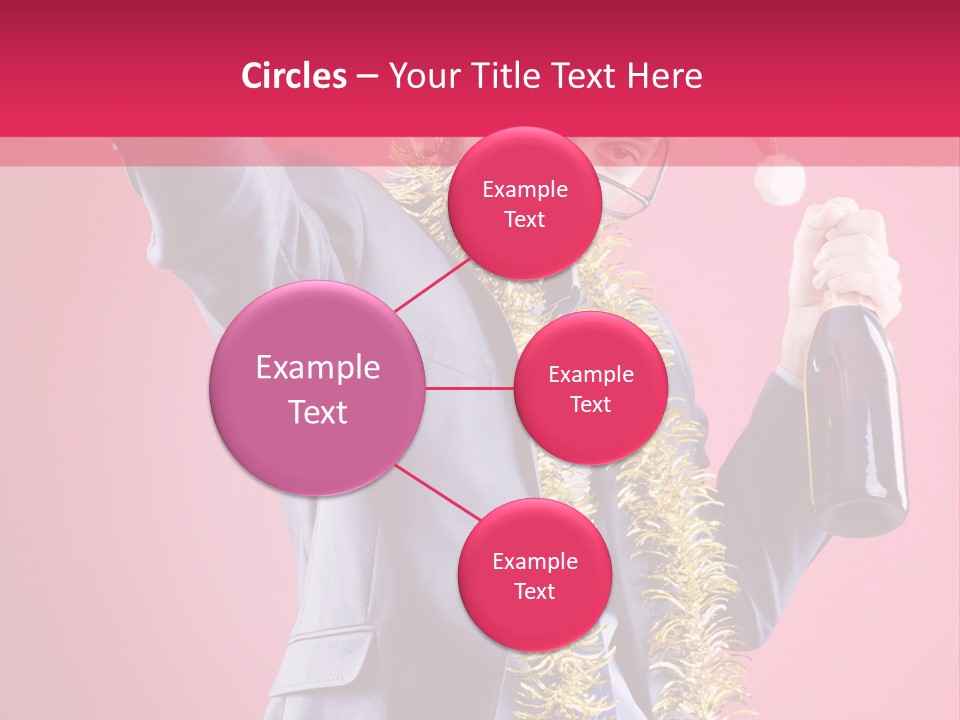 Caucasian People Work PowerPoint Template