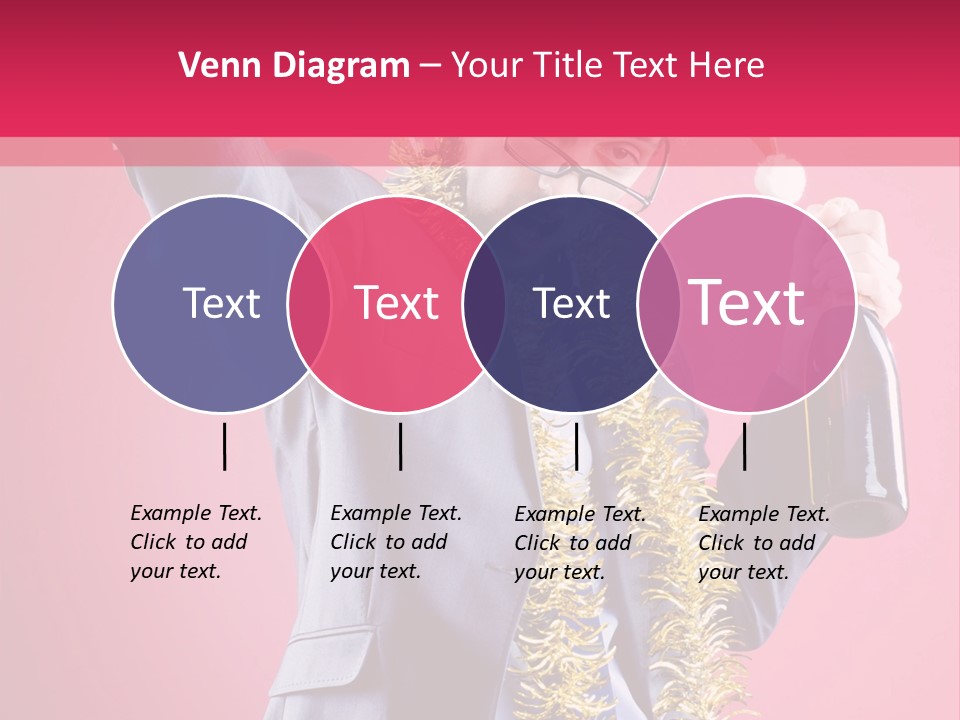 Caucasian People Work PowerPoint Template