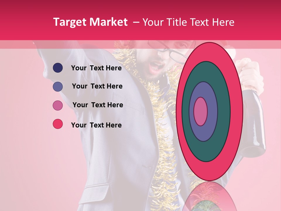 Caucasian People Work PowerPoint Template